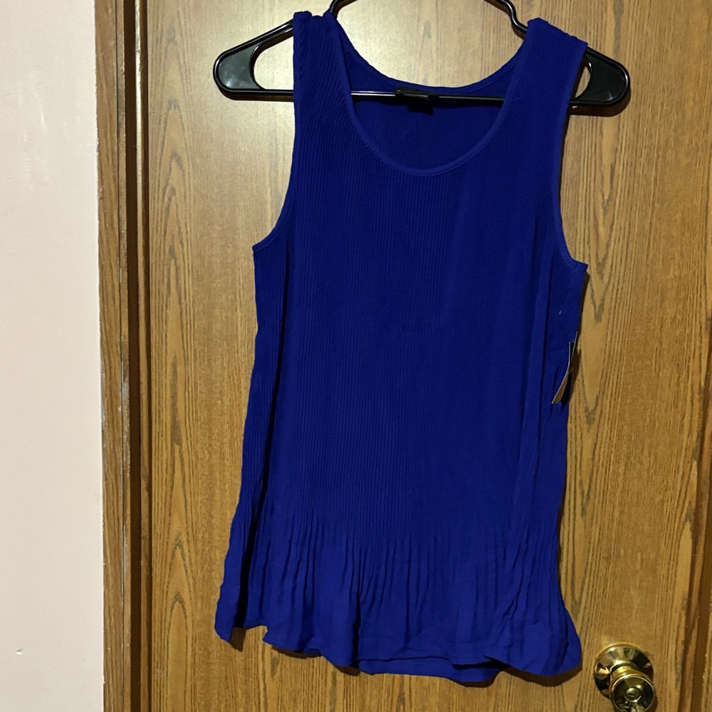 Liz Claiborne Royal Blue Sleeveless Top